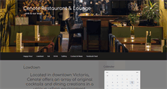 Desktop Screenshot of cenoteloungevictoria.ca